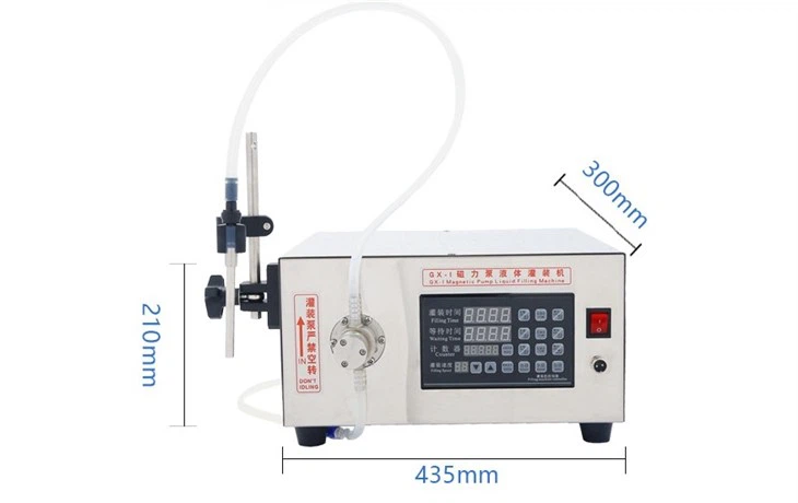Small Scale Magnetic Pump Liquid Filling Machine