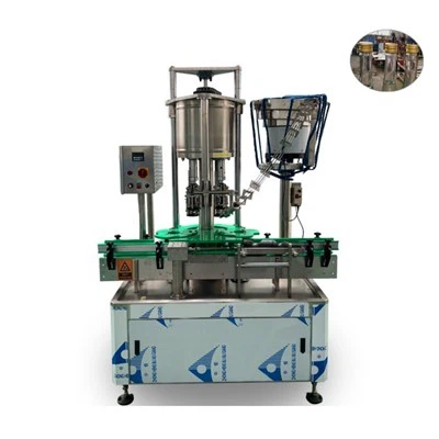 Μηχανή κάλυψης μπουκαλιών 4 κεφαλών