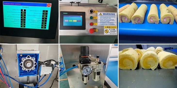 Swiss Roll Roller Spreader Machine factory