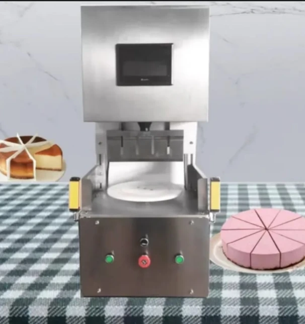 Ultrasonic Round Cake Cutting Machine